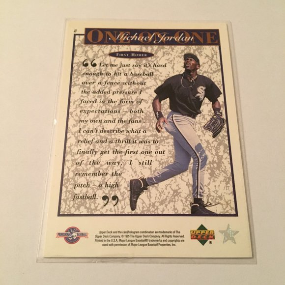Other 1995 Upper Deck Michael Jordan Minor League Baseball Card One
